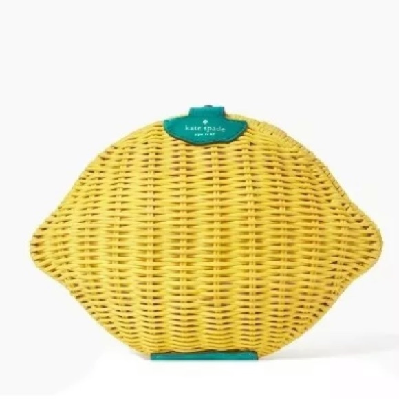 kate spade Bags Kate Spade Picnic Perfect Lemon Wicker Crossbody